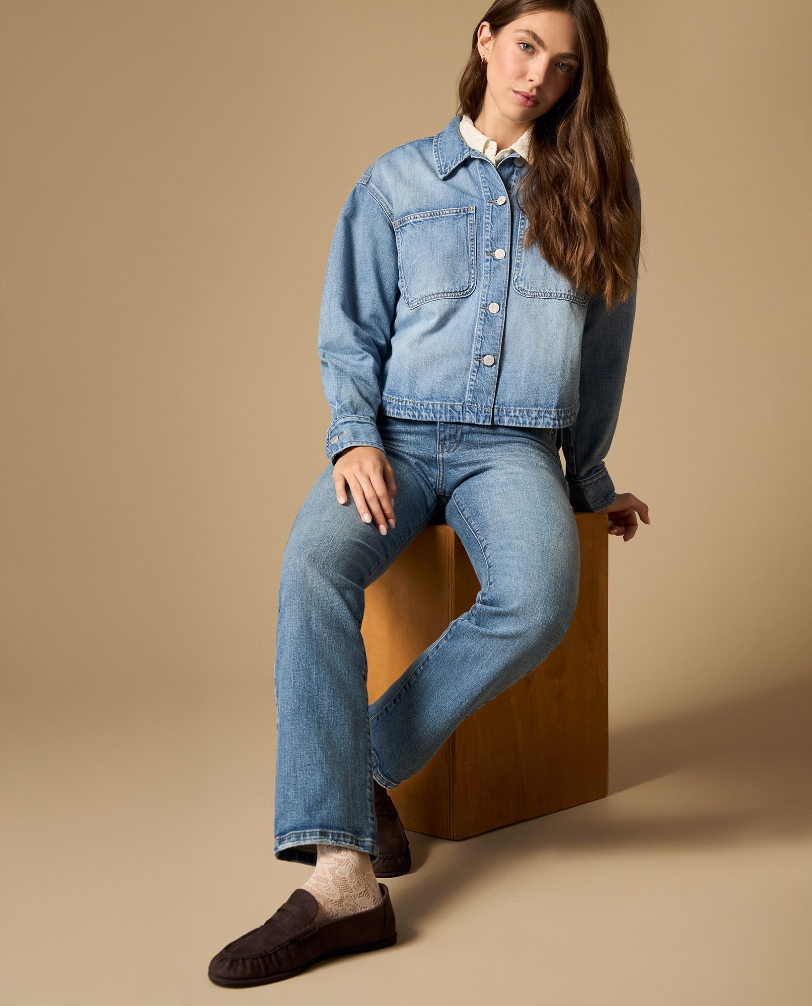Jean straight con pañoleta incluida - Azul 34_672H000_AZU174027_4
