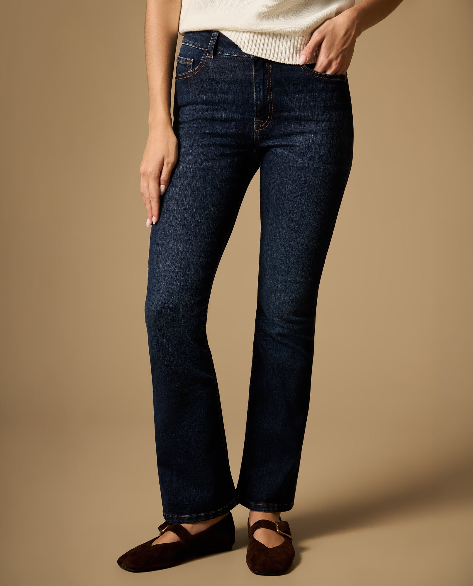 Jean Push Up largo regular silueta ajustada - Azul 34_672H032_AZU174027_0