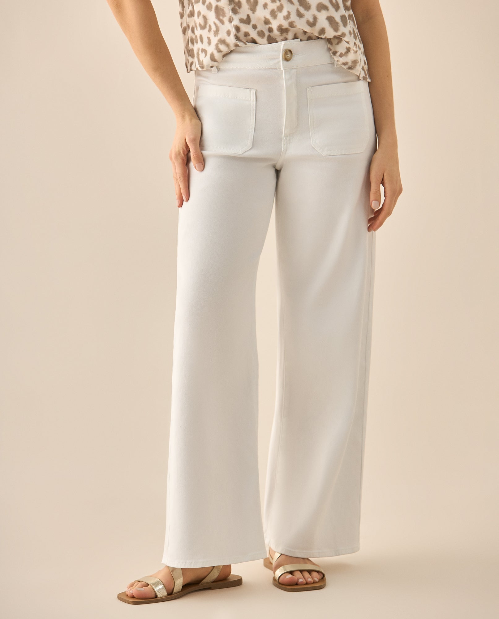 Jean Boot Cut en white denim para mujer - Crudo 34_673G000_CRU110602_3