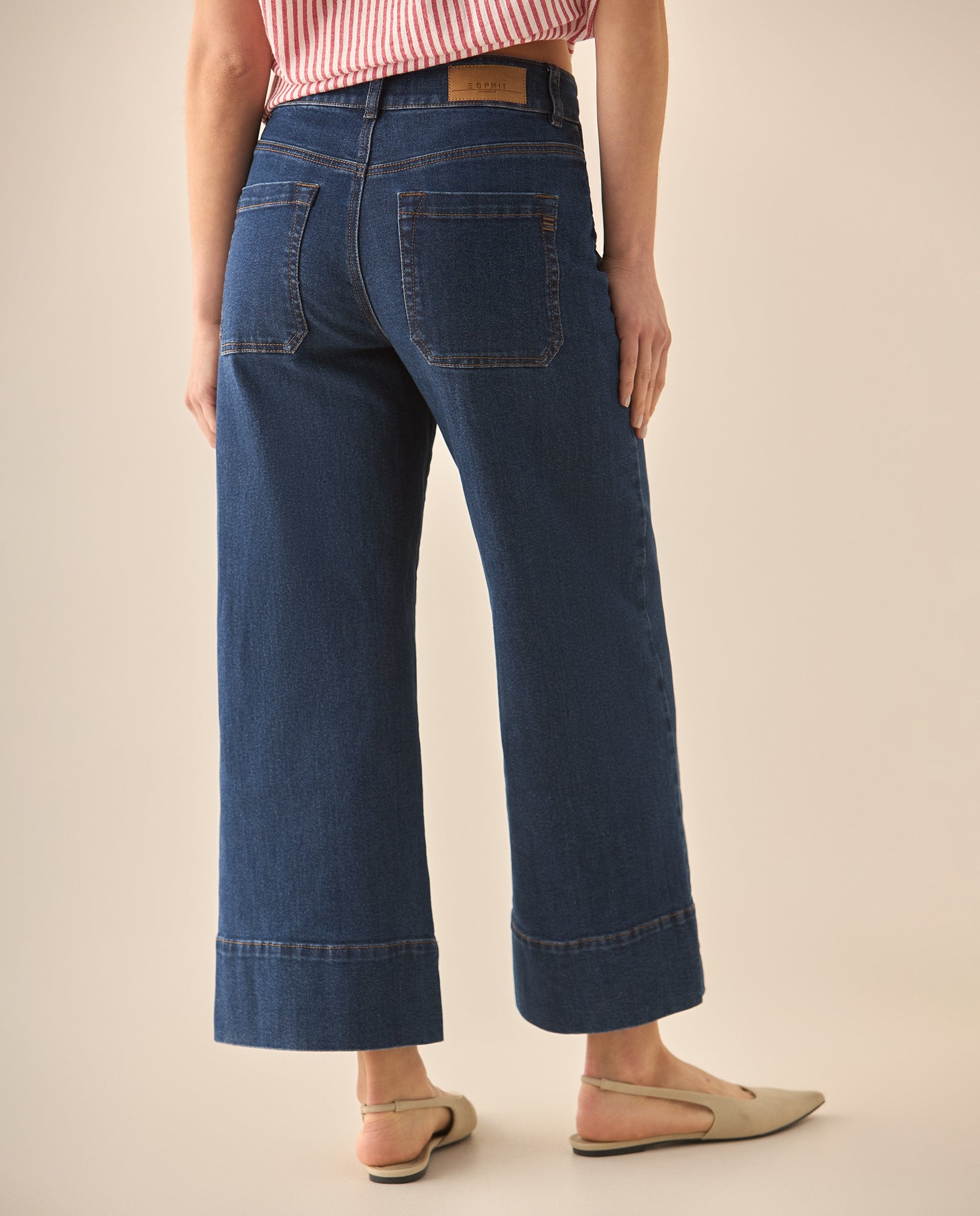 Jean Wide Leg cropped para mujer - Azul 34_673G002_AZU193924_5