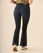 Jean Boot Cut tono oscuro para mujer - Azul