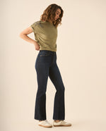 Jean Boot Cut tono oscuro para mujer - Azul