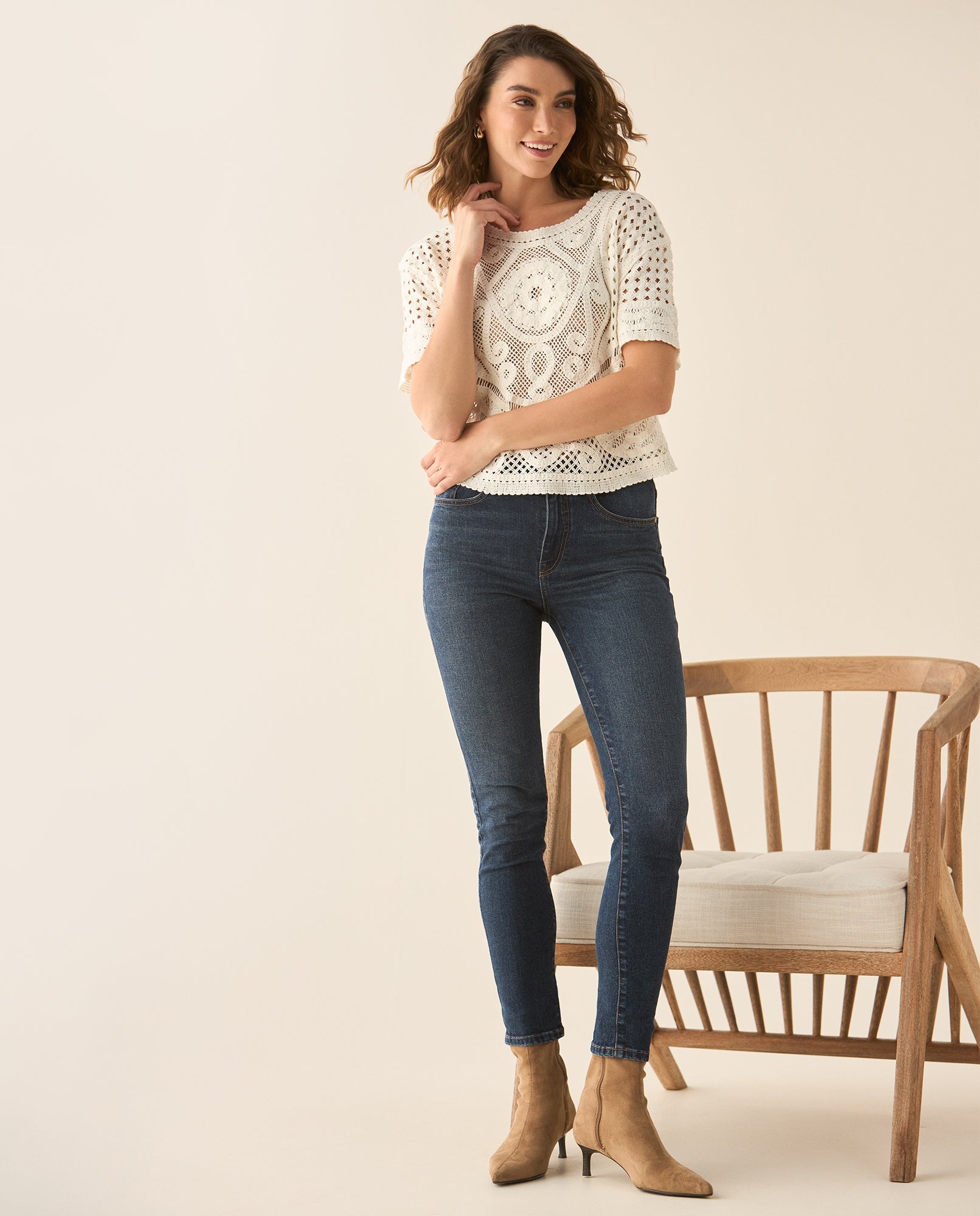 Jean skinny fit tono medio para mujer - Azul 34_673G018_AZU193933_0