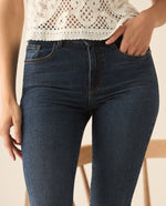 Jean skinny fit tono medio para mujer - Azul