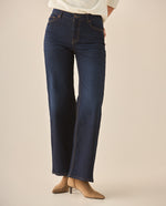 Jean Wide Leg tono medio para mujer - Azul