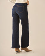 Jean Wide Leg tono medio para mujer - Azul
