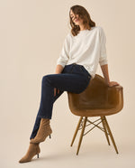 Jean Skinny tono oscuro para mujer  - Azul