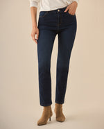 Jean Skinny tono oscuro para mujer  - Azul
