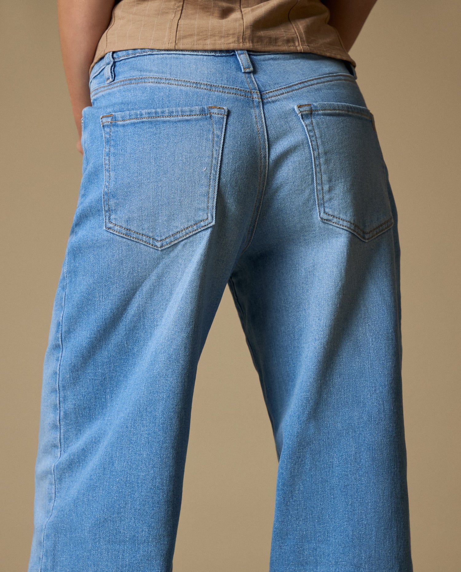 Esprit Wide Leg Denim - Azul