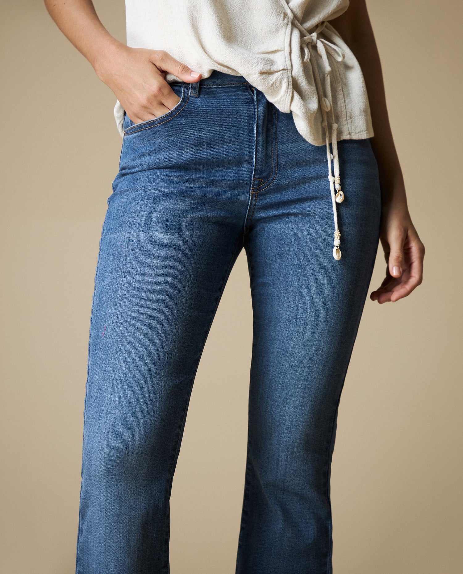 Jean Flare Esprit Mujer - Azul