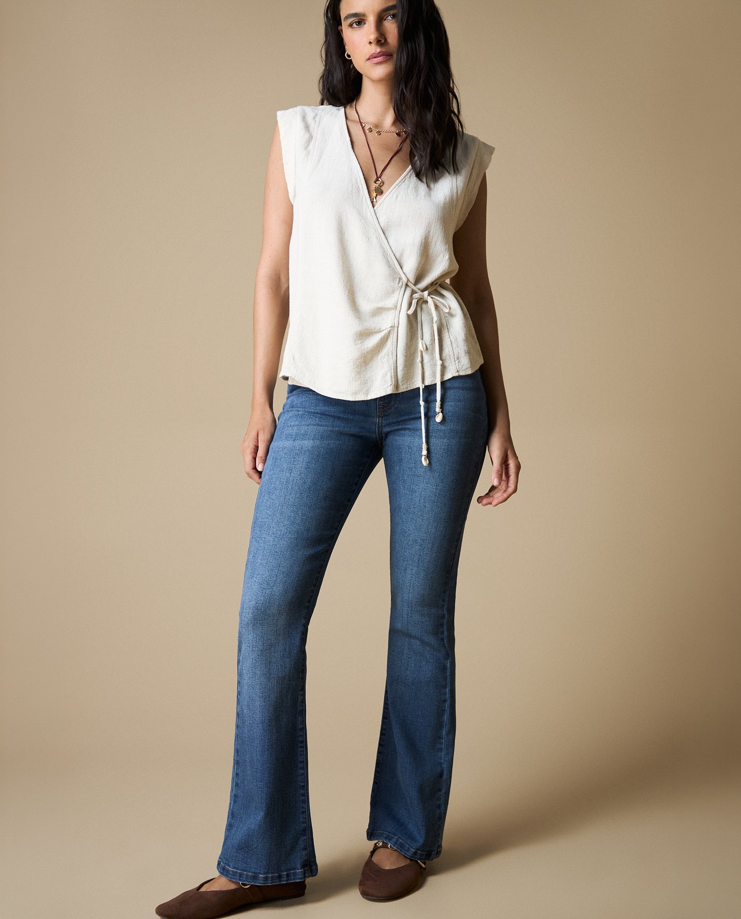 Jean Flare Esprit Mujer - Azul