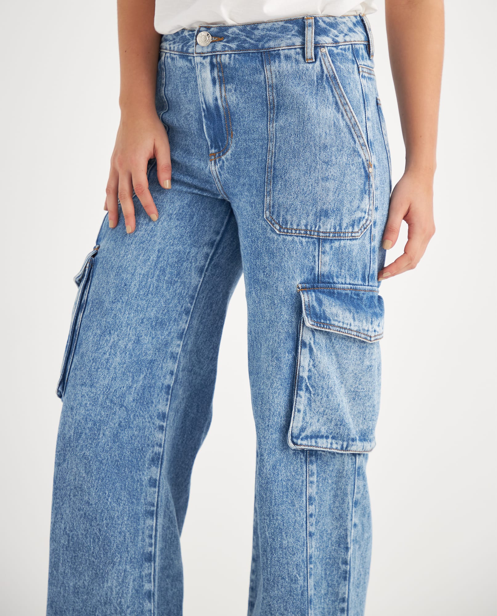 Jean tipo cargo para mujer - Azul 34_679F005_AZU174027_5