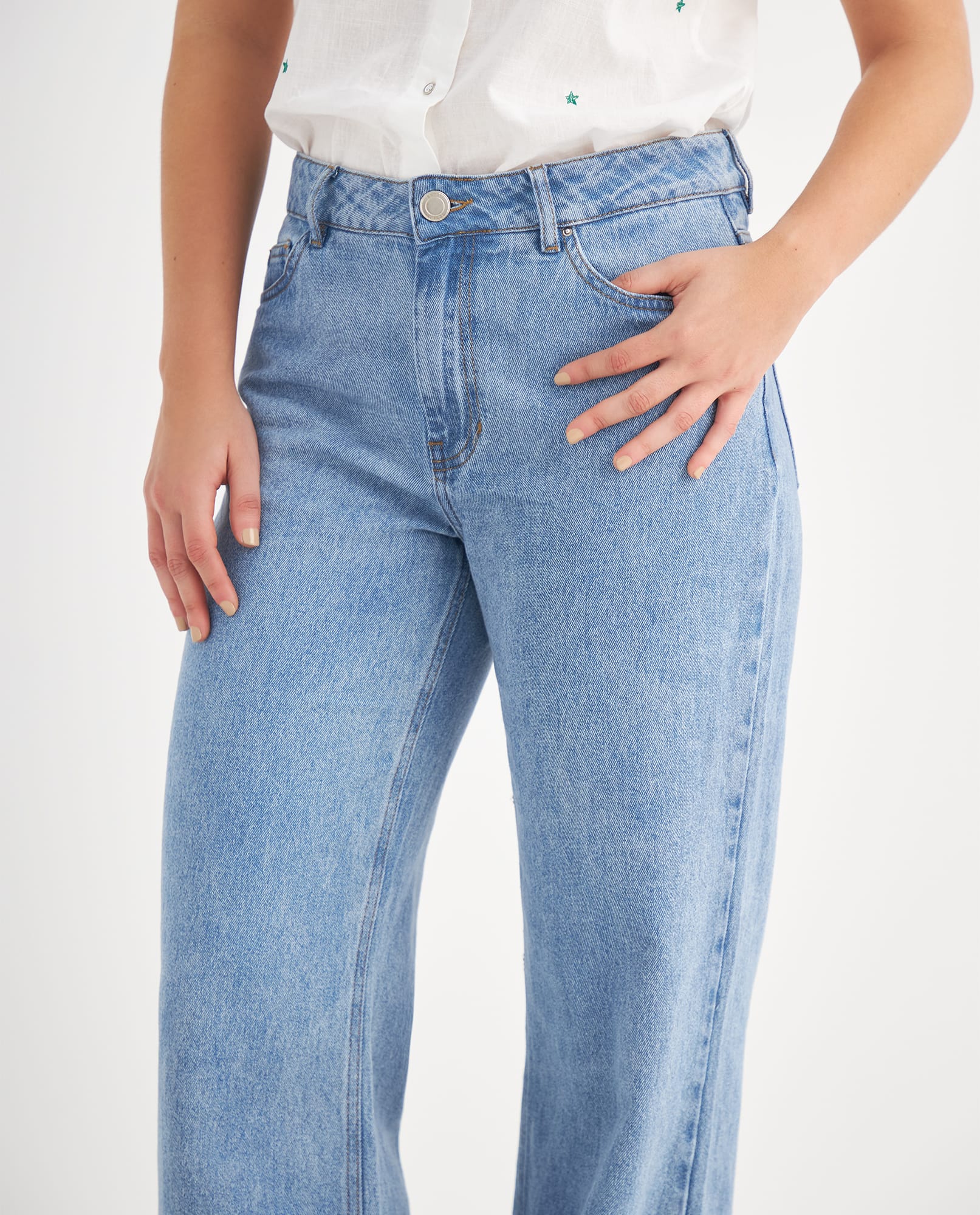 Jean Wide Leg cinco bolsillos para mujer - Azul 34_679F008_AZU174027_5