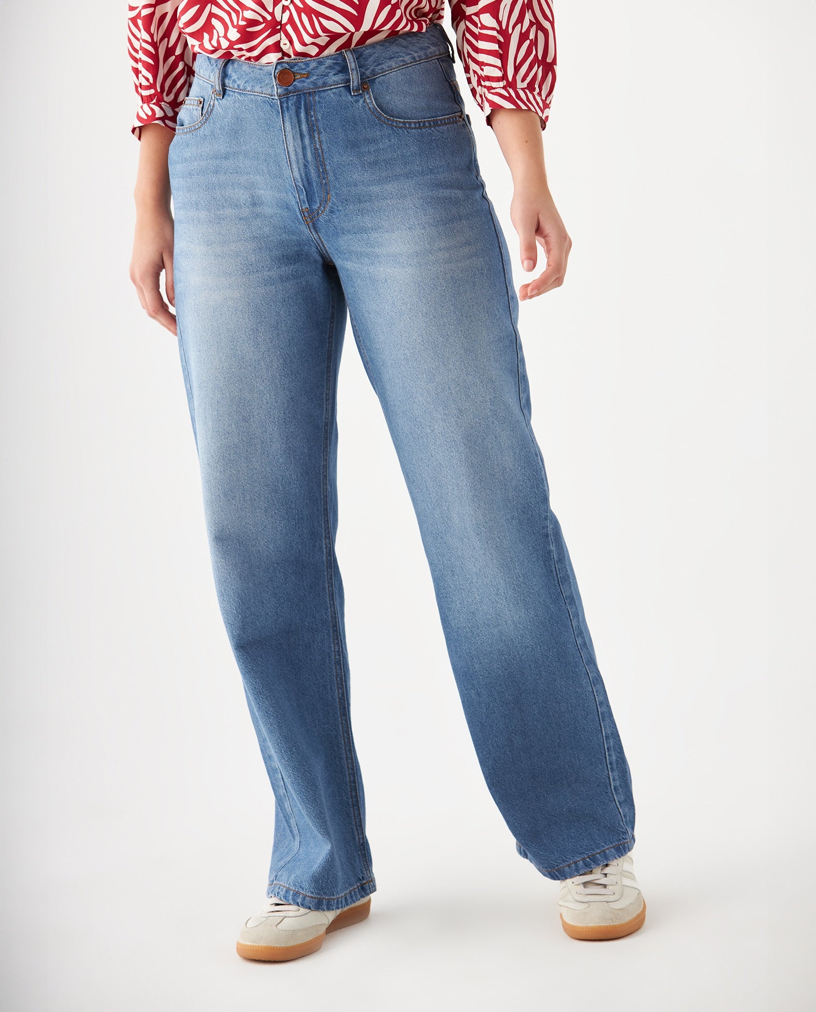 Jean Relaxed fit para mujer - Azul 34_679F019_AZU174027_3