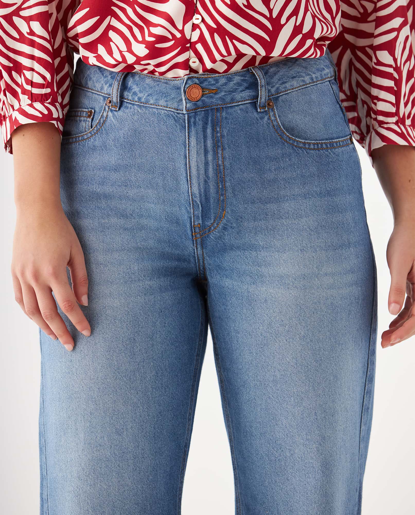 Jean Relaxed fit para mujer - Azul 34_679F019_AZU174027_5