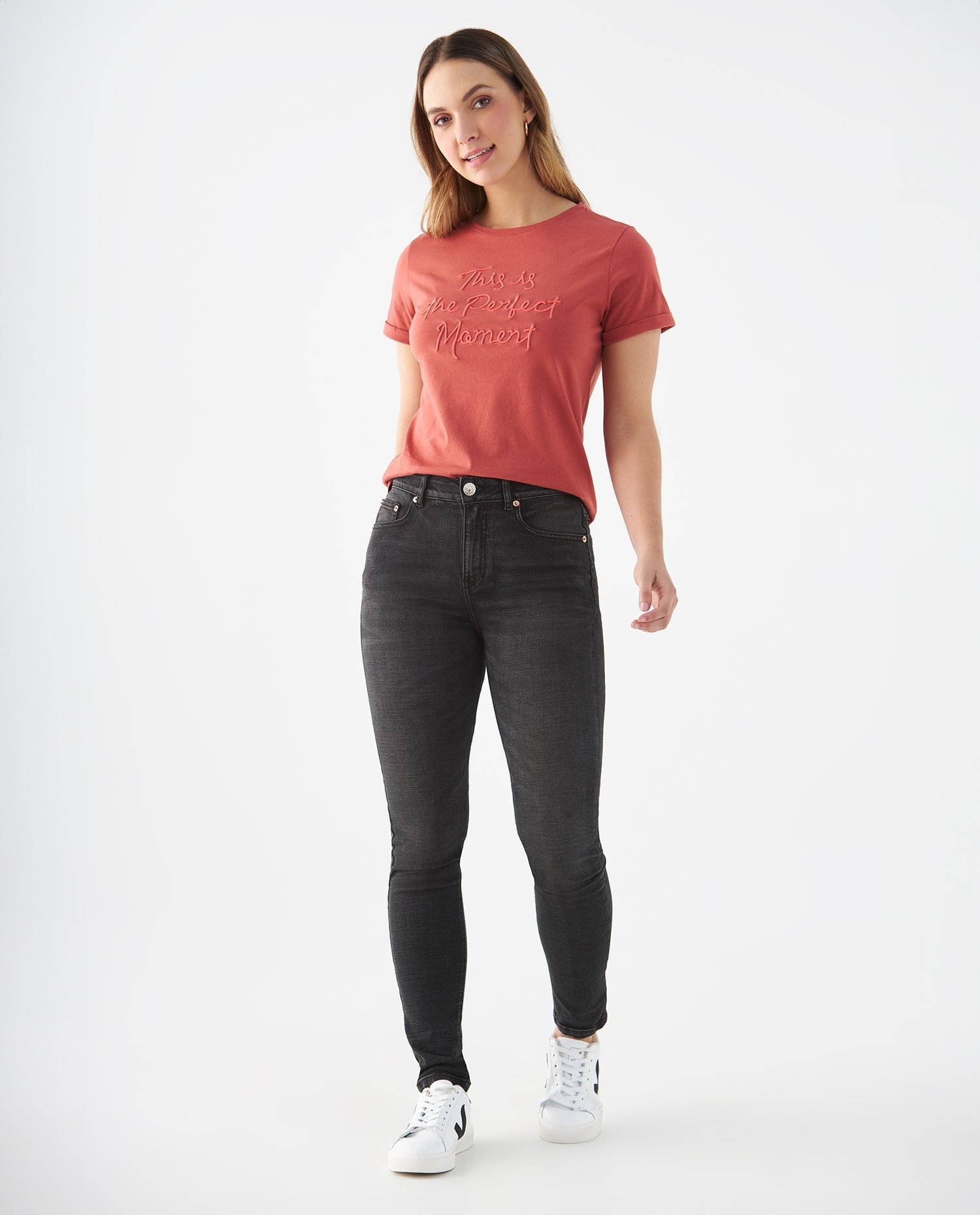 Jean Skinny negro para mujer - Negro
