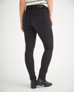 Jean Skinny en black denim para mujer - Negro