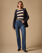 Jean Straight Azul Rivera Medio - Azul