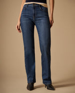 Jean Straight Azul Rivera Medio - Azul