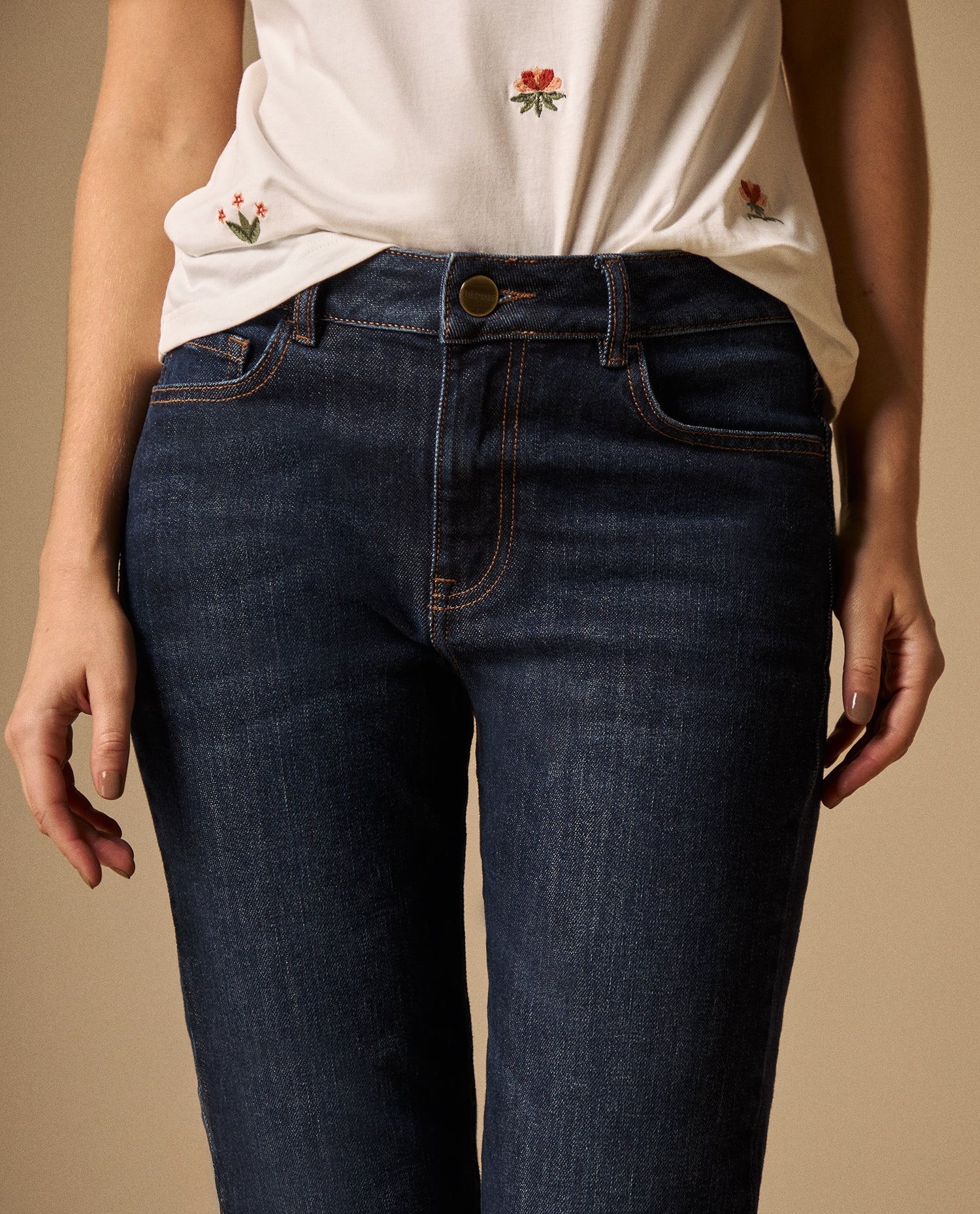 Jean Boot Cut Azul Rivera Medio - Azul