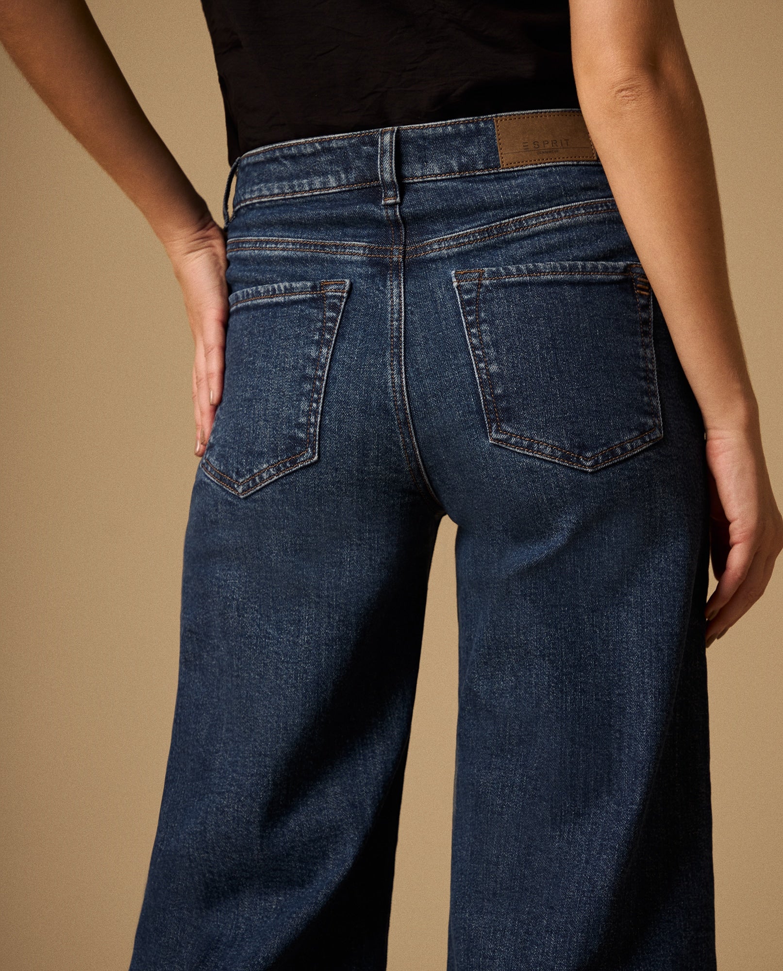 Jean Culotte Azul Oscuro Tiro Alto - Azul 34_679G022_AZU193933_6