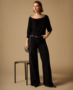 Jean Wide Leg Negro Intenso - Negro
