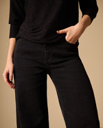 Jean Wide Leg Negro Intenso - Negro
