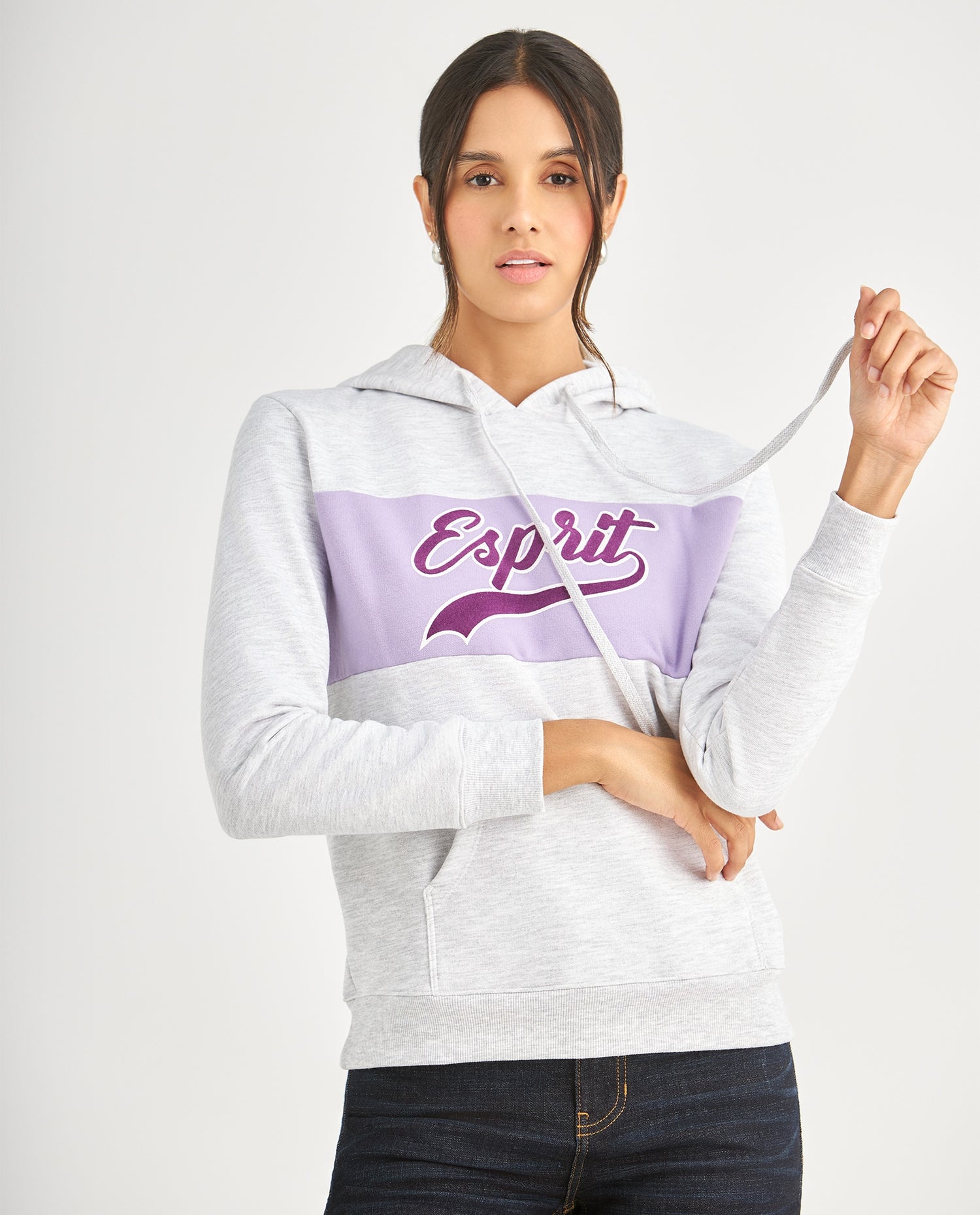 Buzo con capucha para mujer - Gris