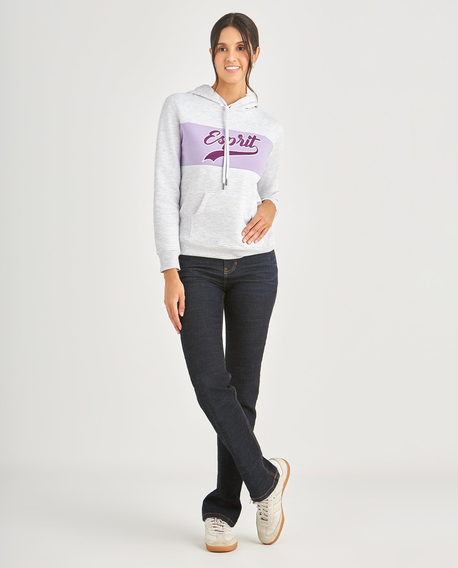 Buzo con capucha para mujer - Gris