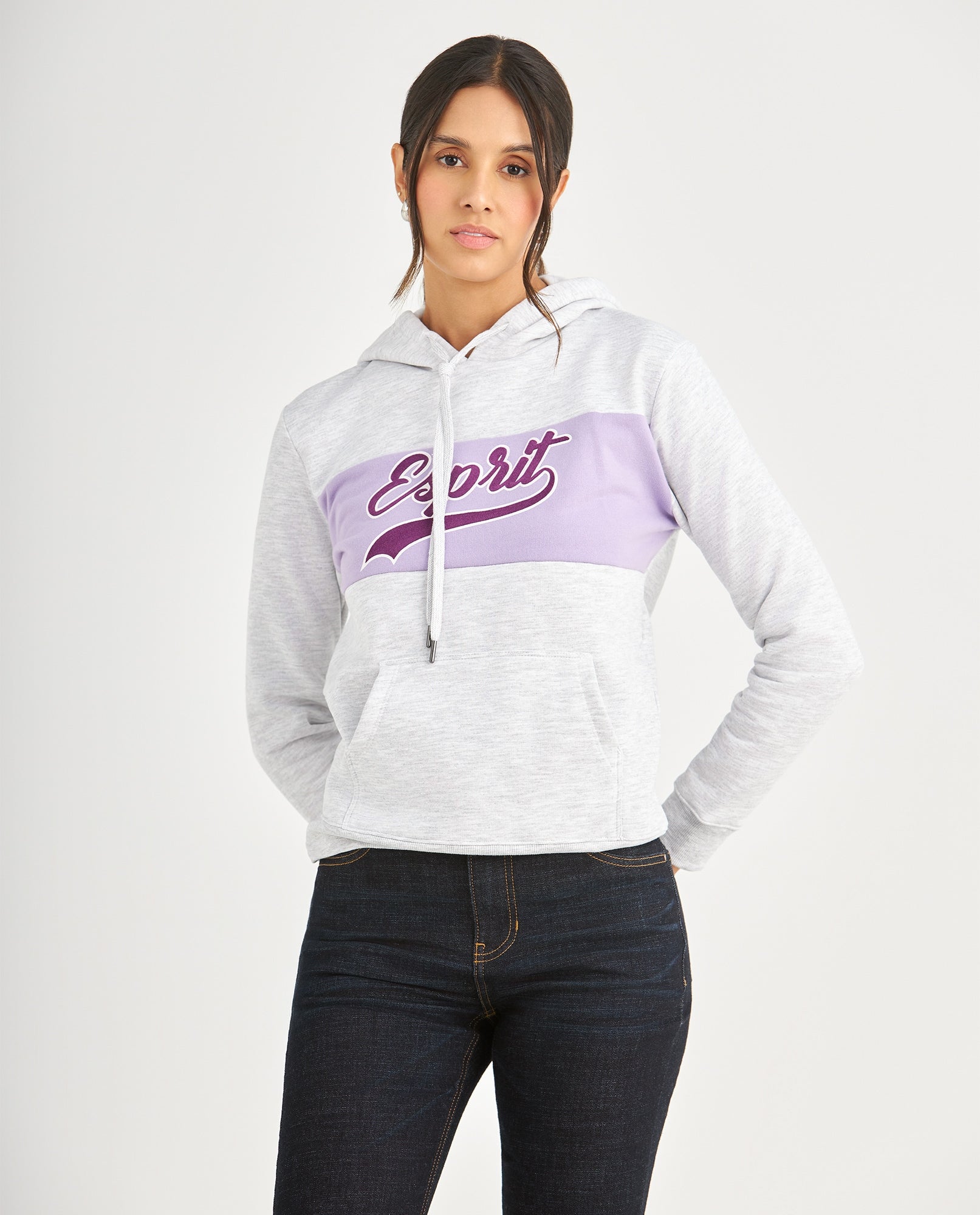 Buzo con capucha para mujer - Gris 34_685F303_GRI184006_6
