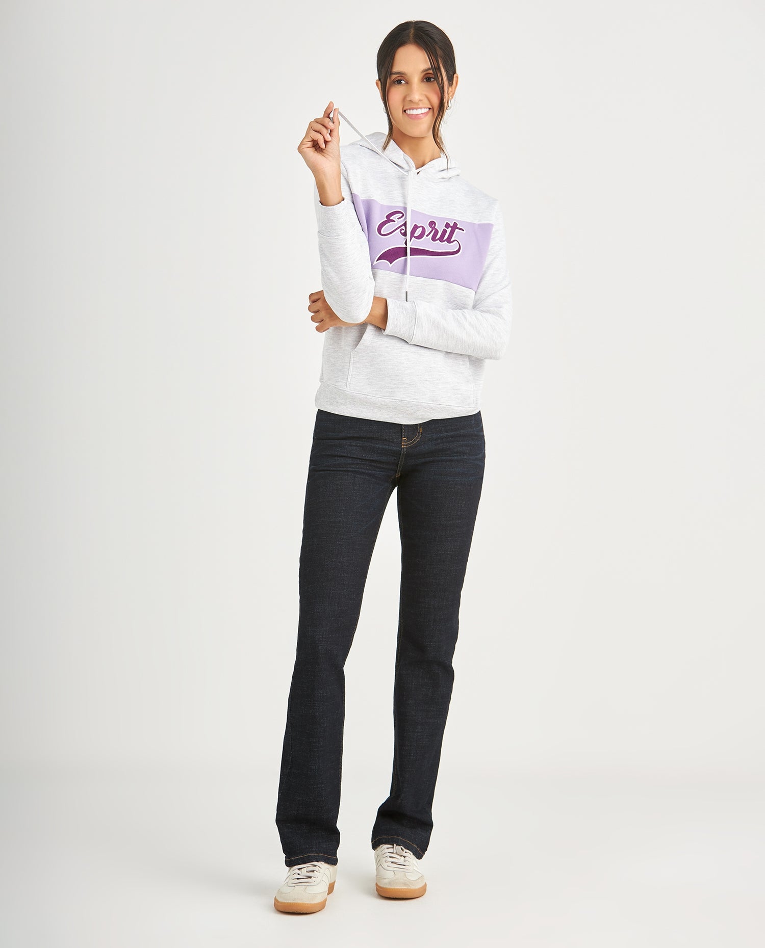 Buzo con capucha para mujer - Gris