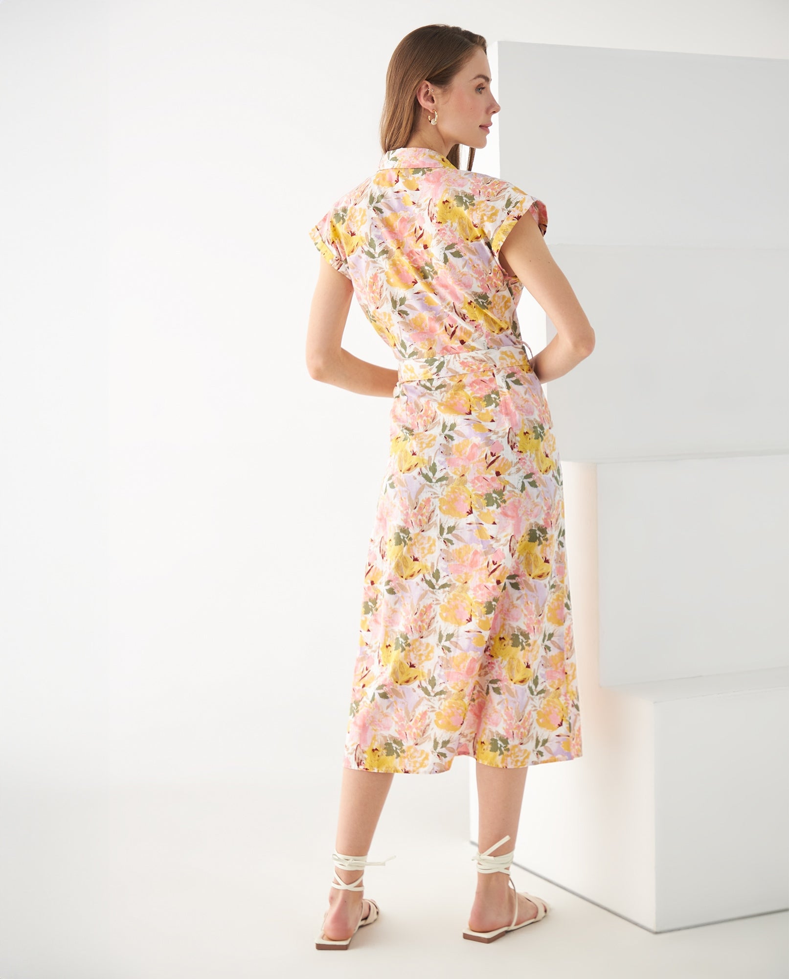 Vestido largo para mujer - Amarillo 34_692F008_AMA110510_4