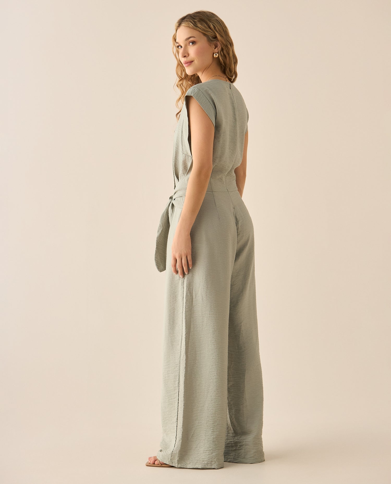 Enterizo con escote en V para mujer - Verde