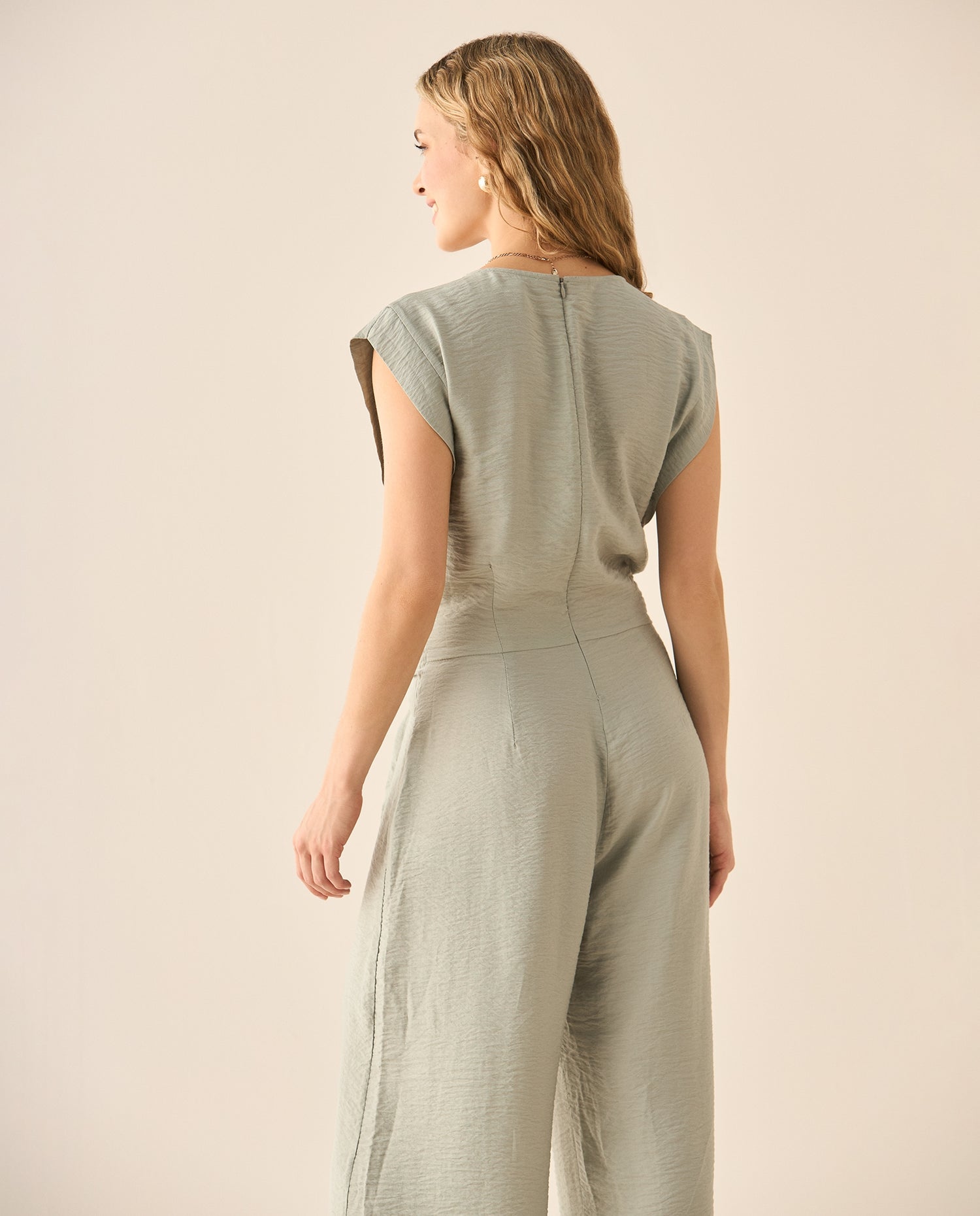 Enterizo con escote en V para mujer - Verde