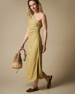 Vestido Corte Ajustado Mostaza - Café