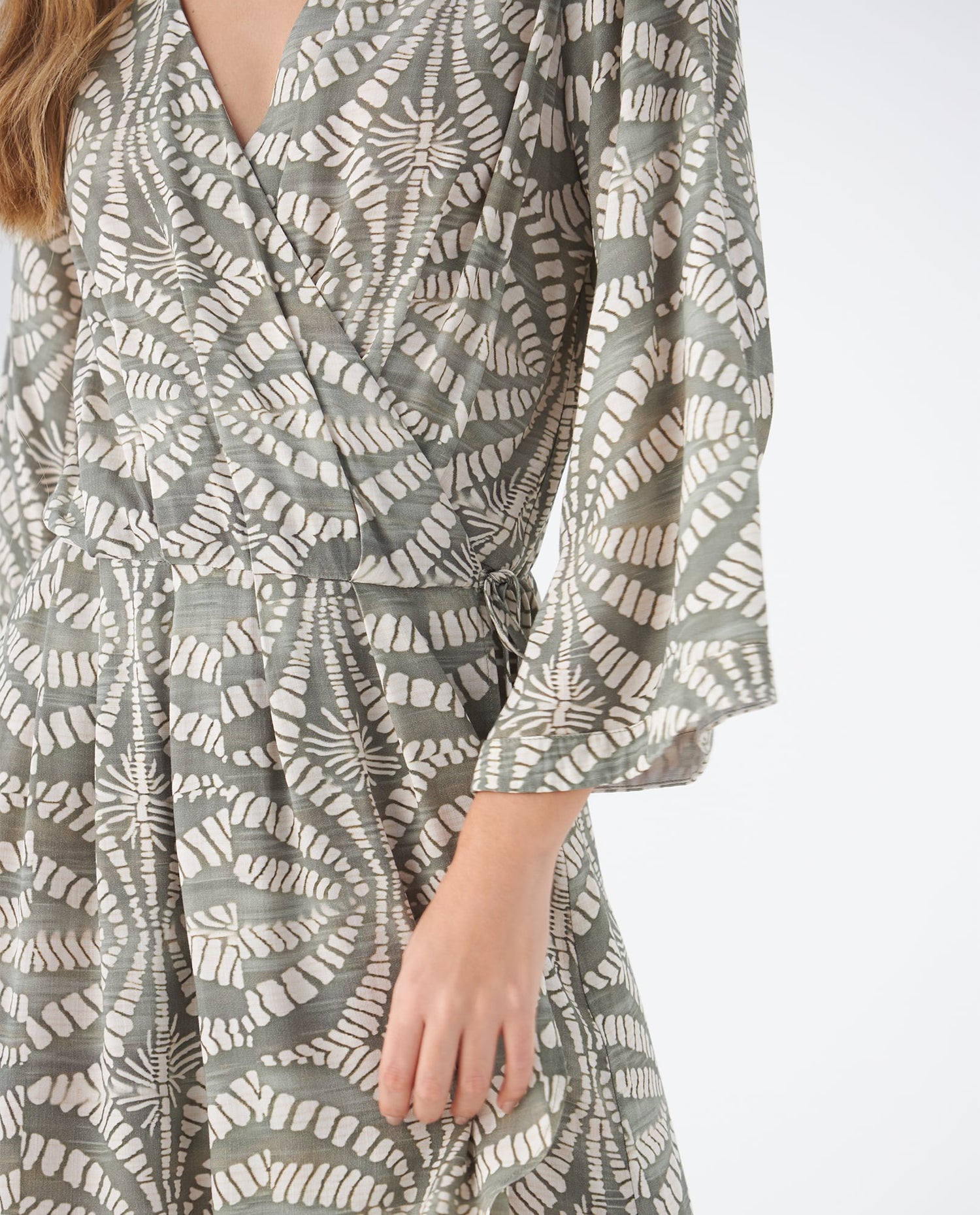 Vestido midi para mujer - Verde