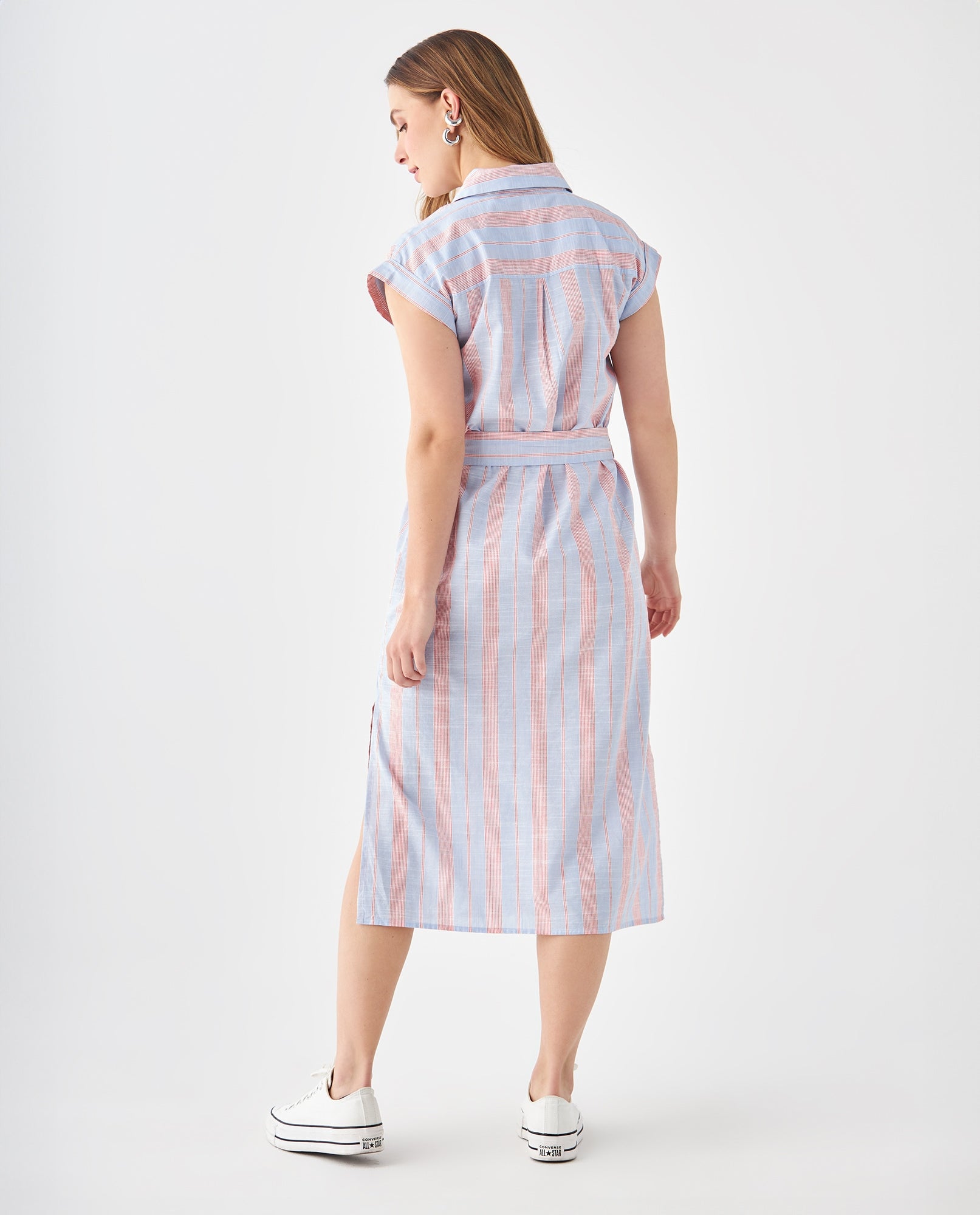 Vestido tipo camisa para mujer - Azul 34_699F018_AZU144123_4