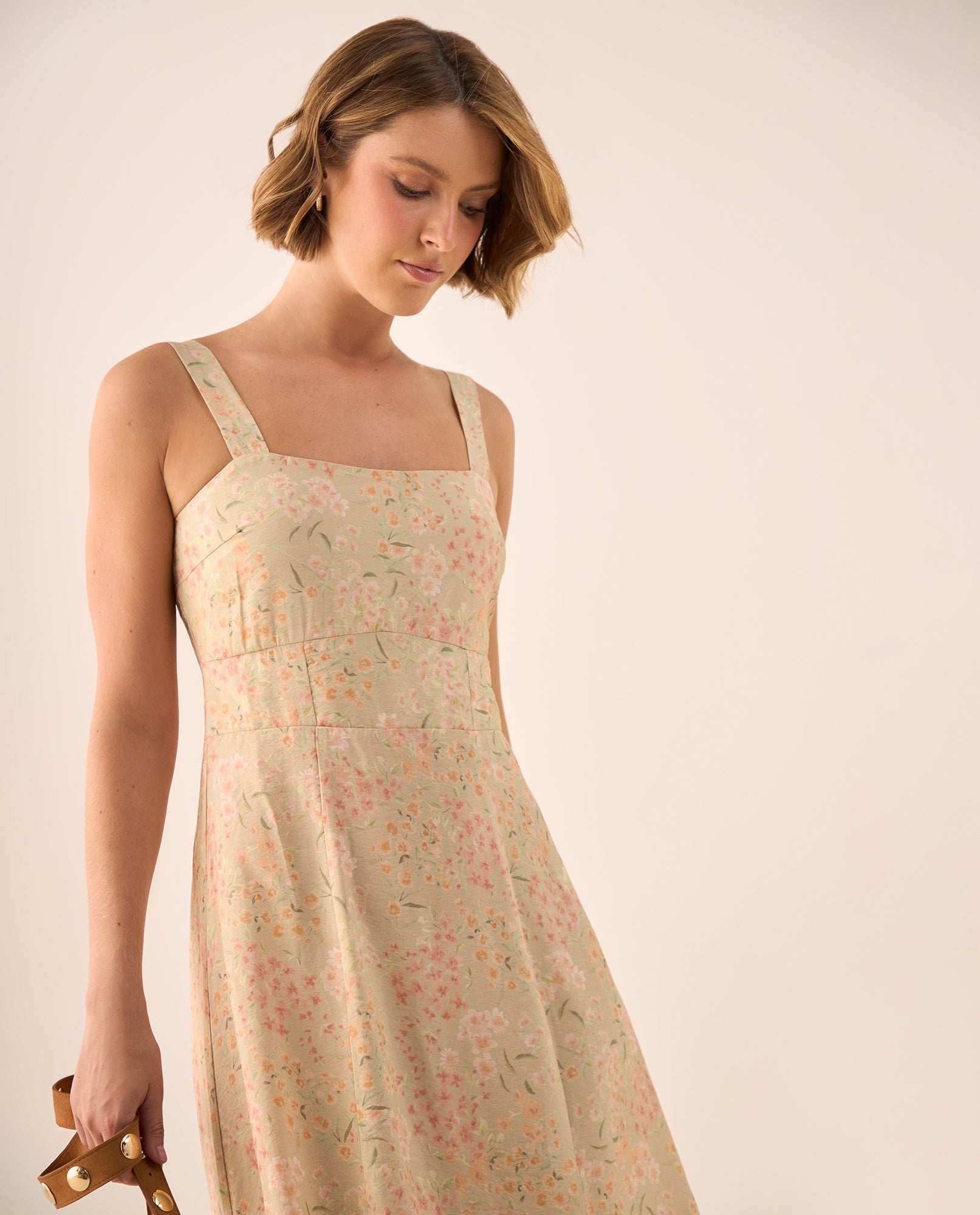 Vestido Largo con Estampado Floral Romántico - Rosa 34_699G006_ROS131408_3
