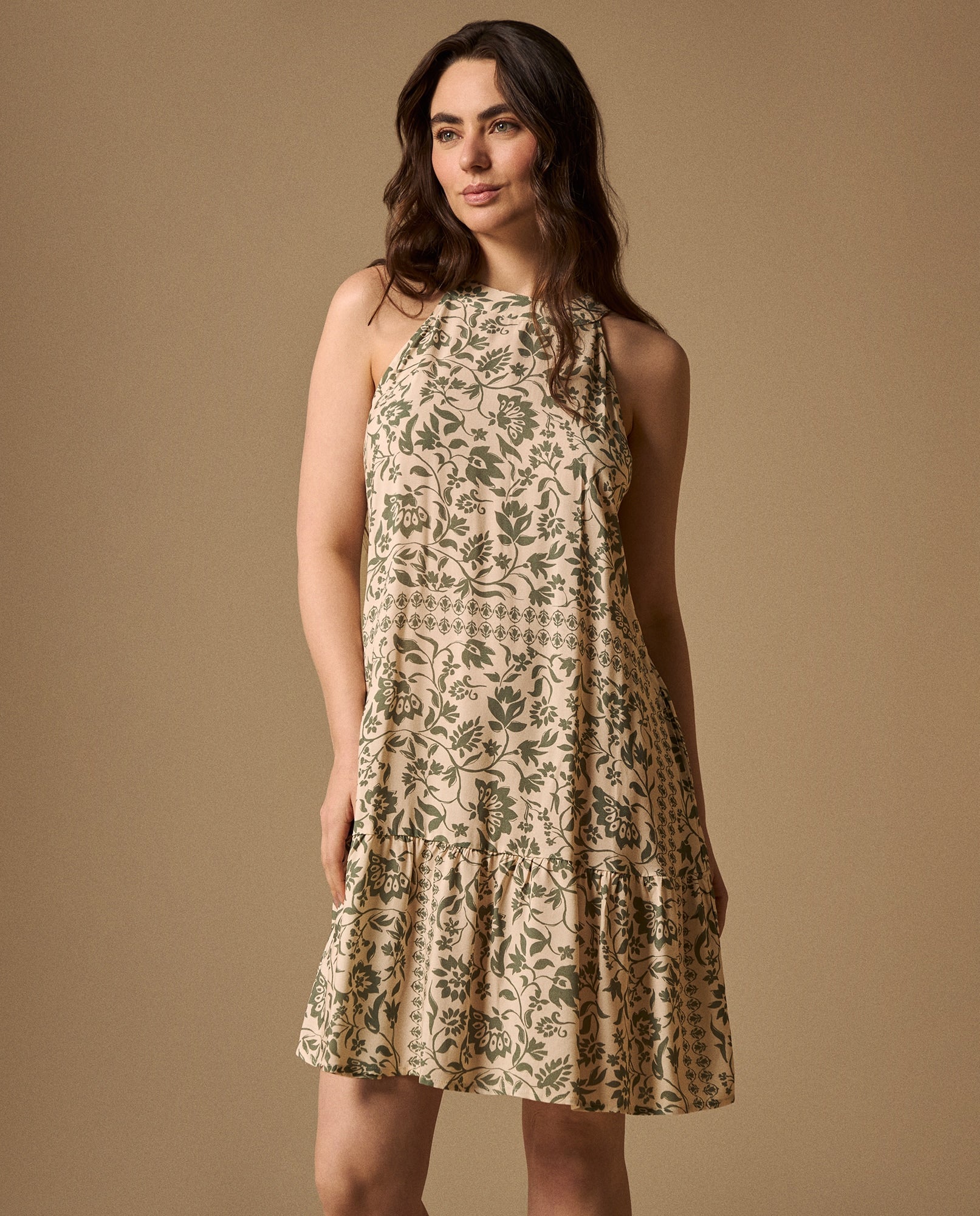 Vestido Floral con Volante - Blanco 34_699G022_BLA114202_3