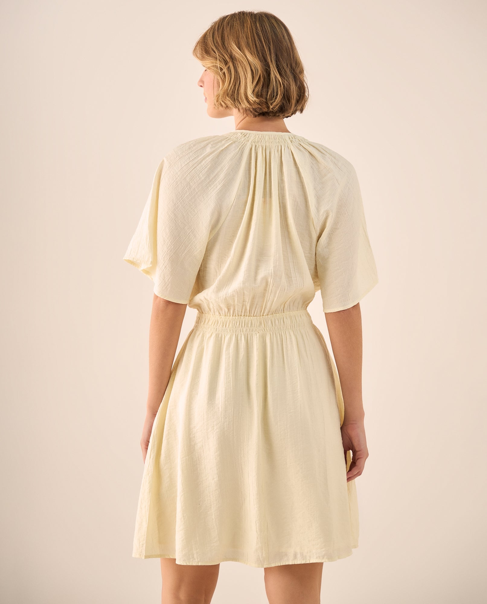 Vestido Bohemio Mangas Kimono - Crudo 34_699G200_CRU110110_6