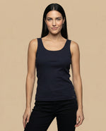 Camiseta manga sisa cuello redondo largo extendido - Negro