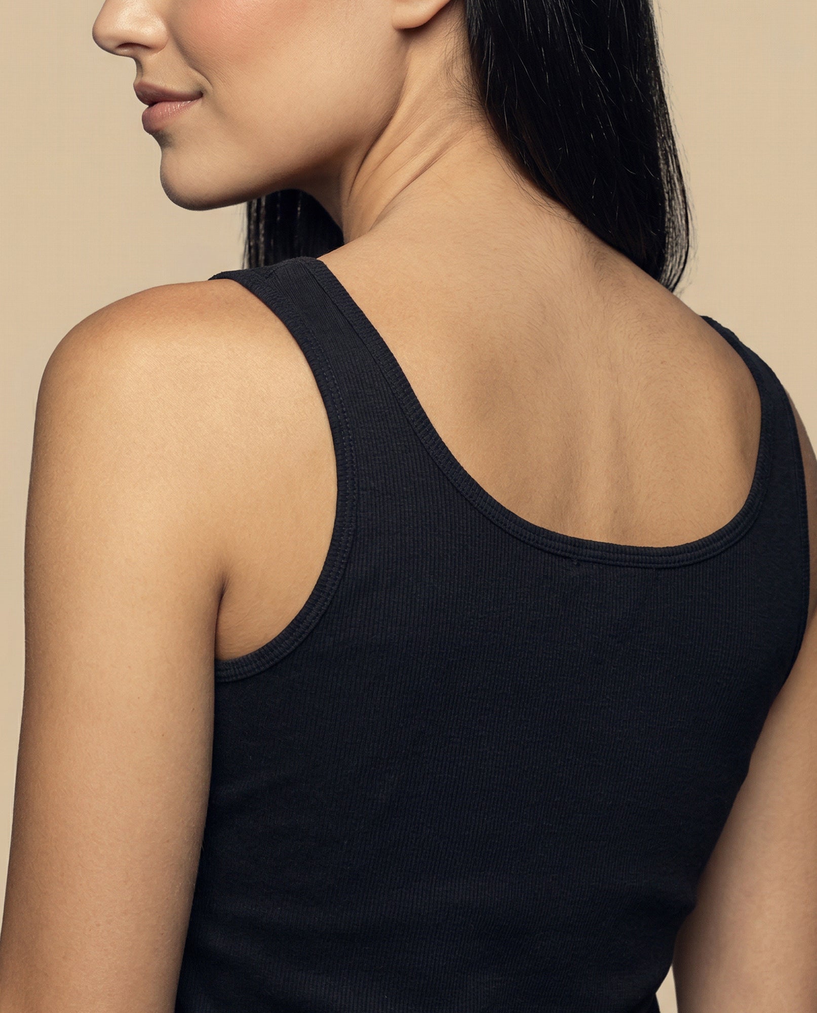 Camiseta manga sisa cuello redondo largo extendido - Negro 34_902H003_NEG190303_6
