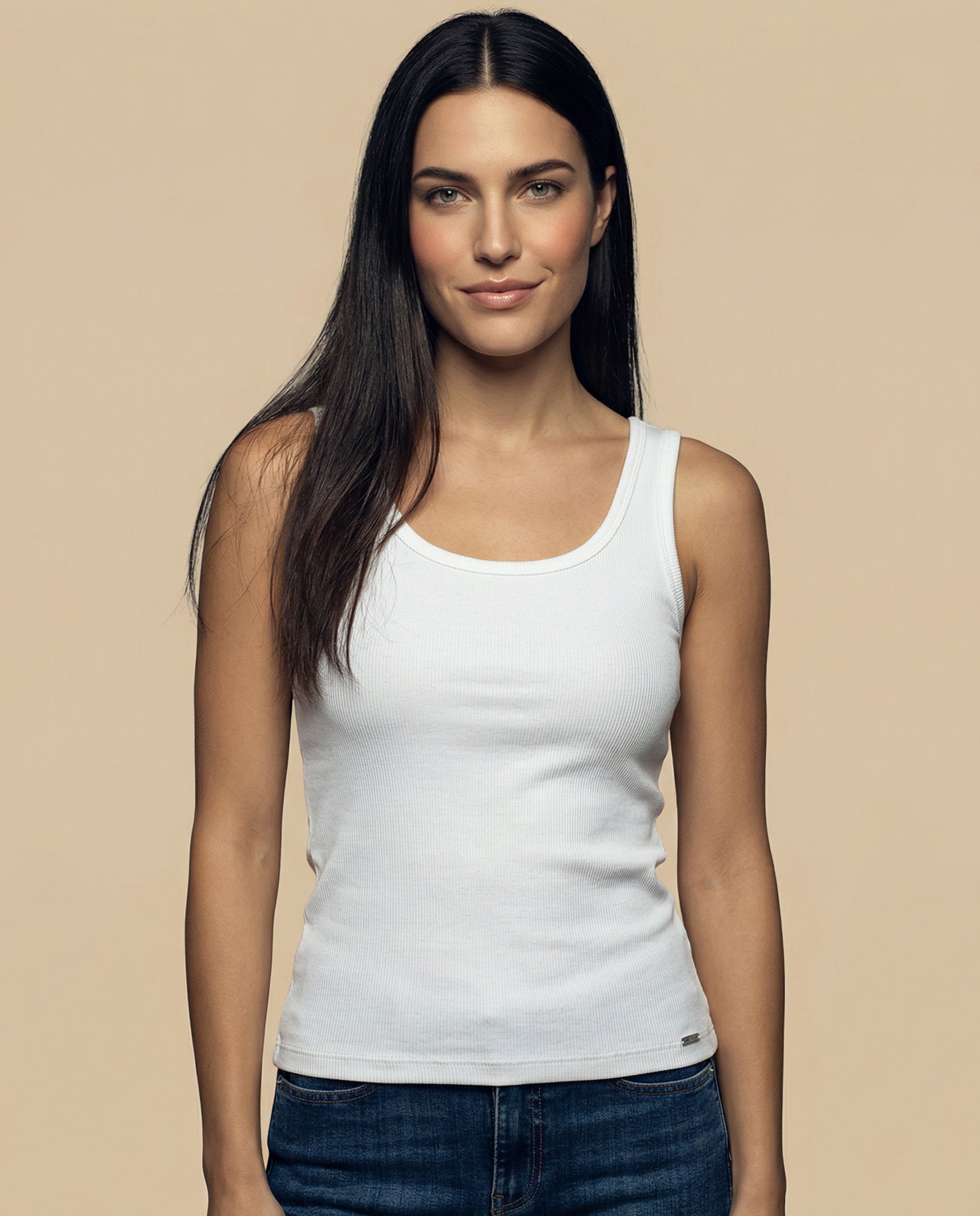 Camiseta manga sisa tejido acanalado - Blanco 34_902H004_BLA110601_3