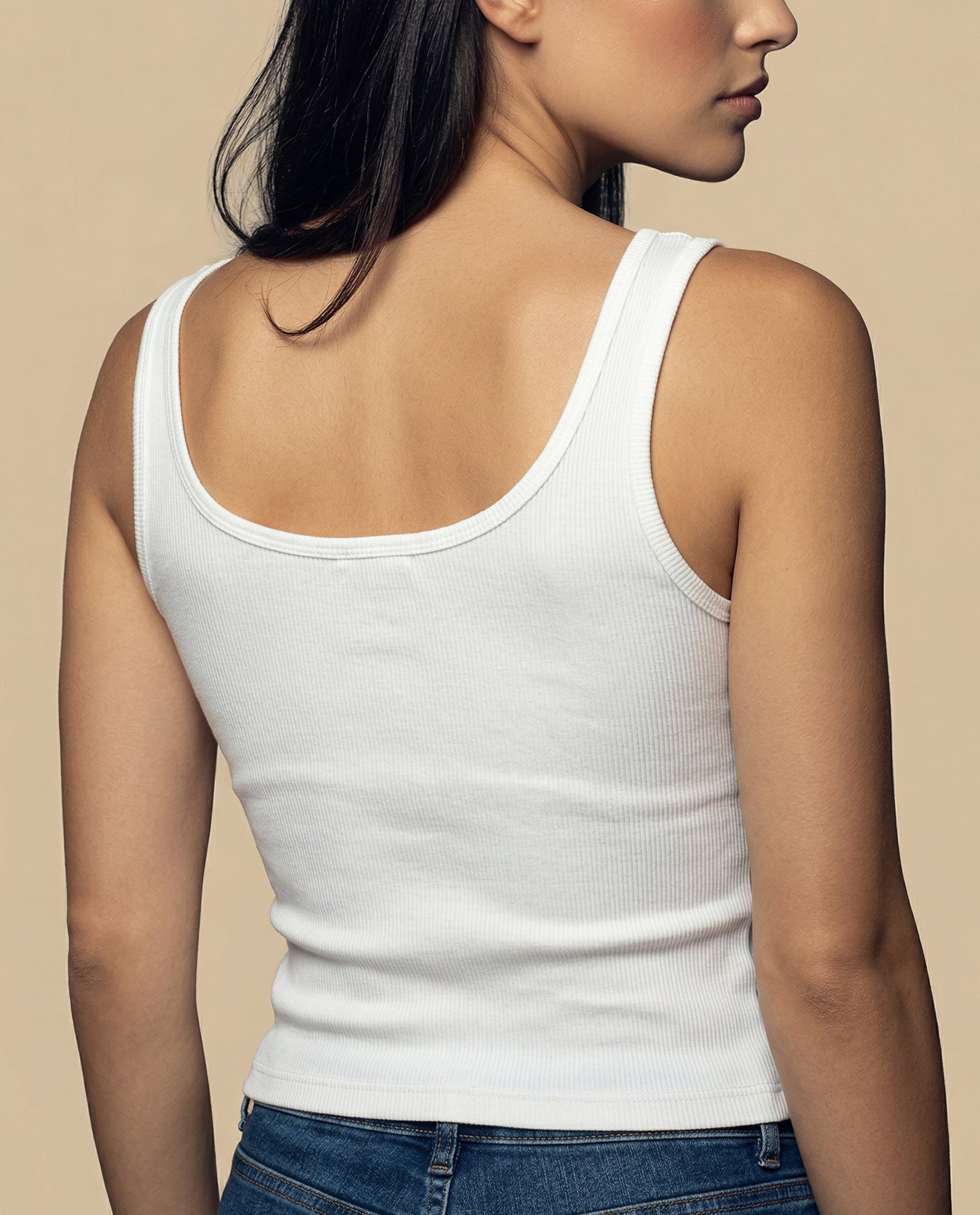 Camiseta manga sisa tejido acanalado - Blanco 34_902H004_BLA110601_6