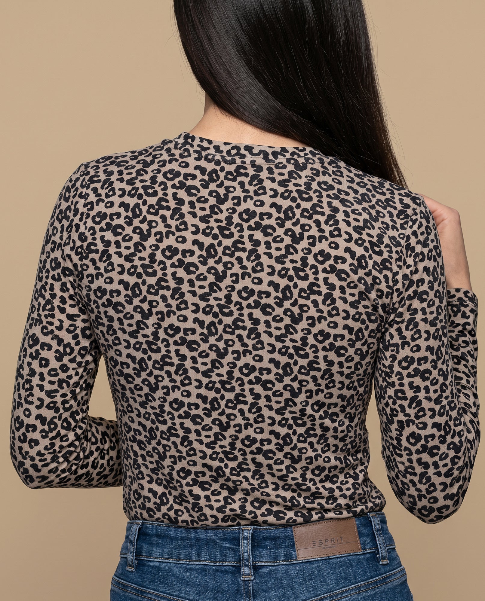 Camiseta manga corta animal print - Café 34_905H001_CAF151213_4