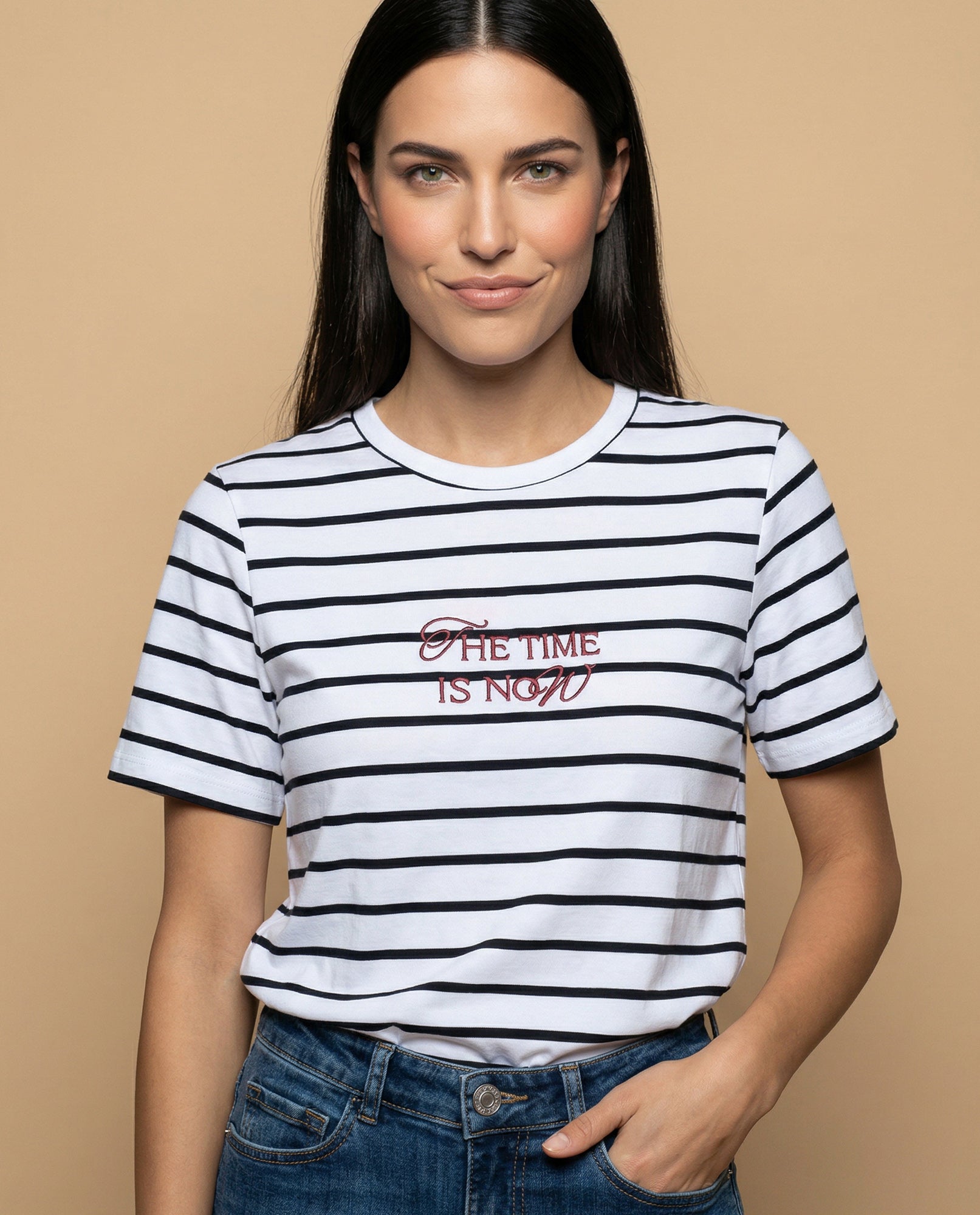 Camiseta bordada manga corta cuello redondo - Azul 34_905H029_AZU193933_3
