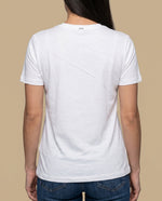 Camiseta Cuello Redondo Algodón - Crudo