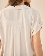 Camisa a rayas para mujer - Rosa