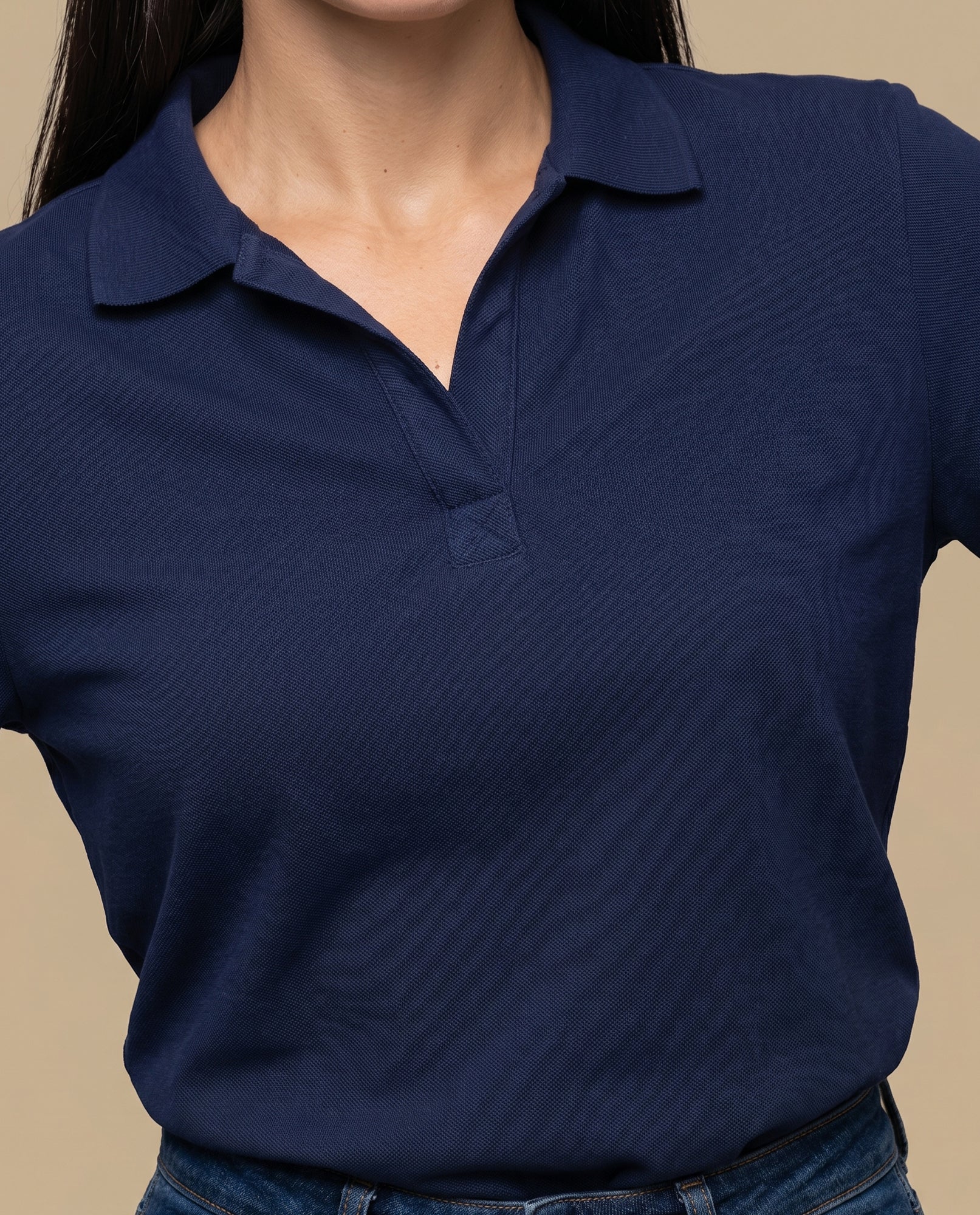 Camisa manga larga cuello camisero - Azul 34_912H008_AZU193933_3