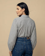 Camisa manga larga cuello camisero - Blanco